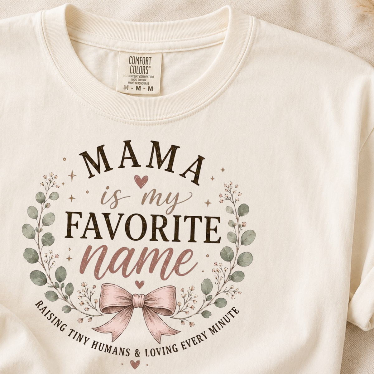 Mama Is My Favorite Name Floral Tee