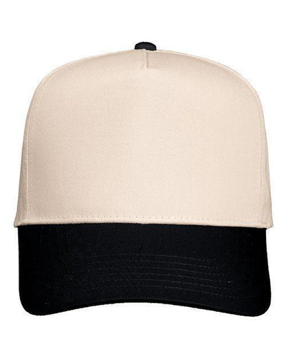 Put it on my husband's tab Embroidered Adjustable Five-Panel Twill Hat