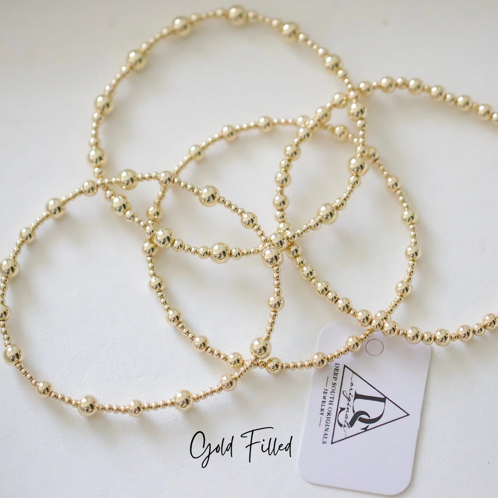 Ellie Beaded Bracelet 14k Gold Filled