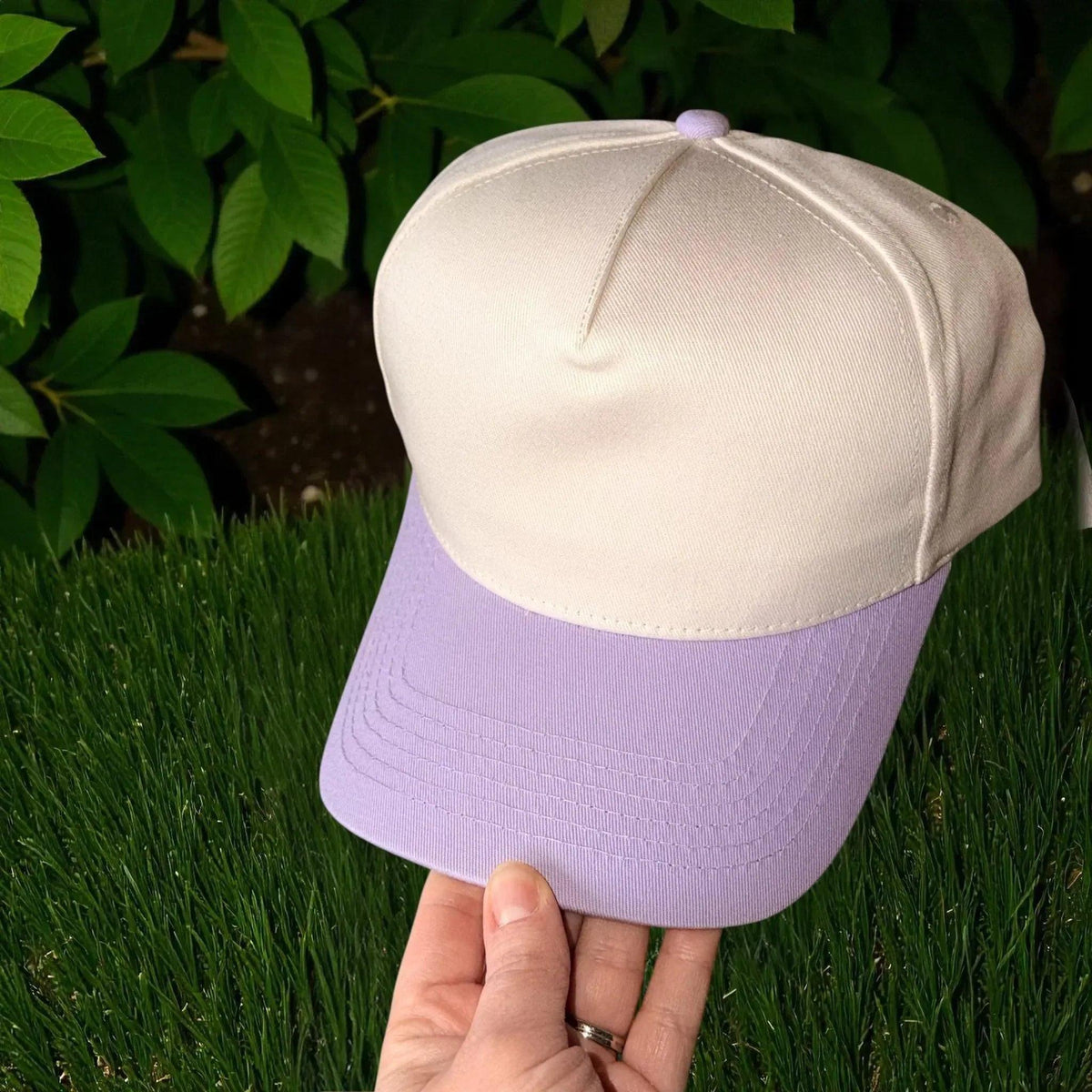 Put it on my husband's tab Embroidered Adjustable Five-Panel Twill Hat