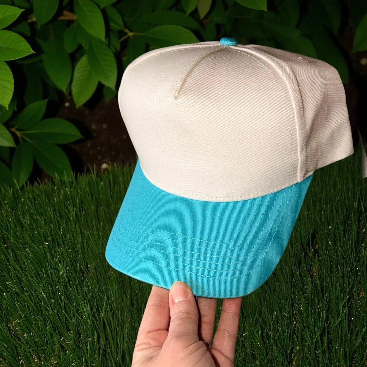 Put it on my husband's tab Embroidered Adjustable Five-Panel Twill Hat