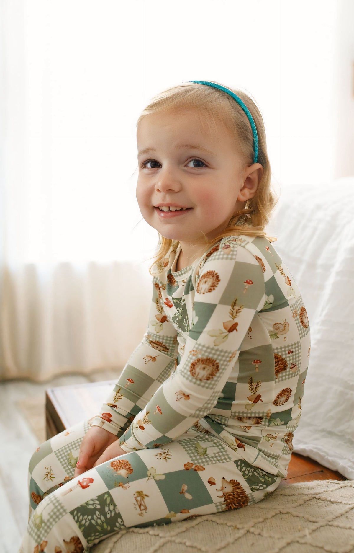 Harvest Hedgehogs 2pc Bamboo Pajamas