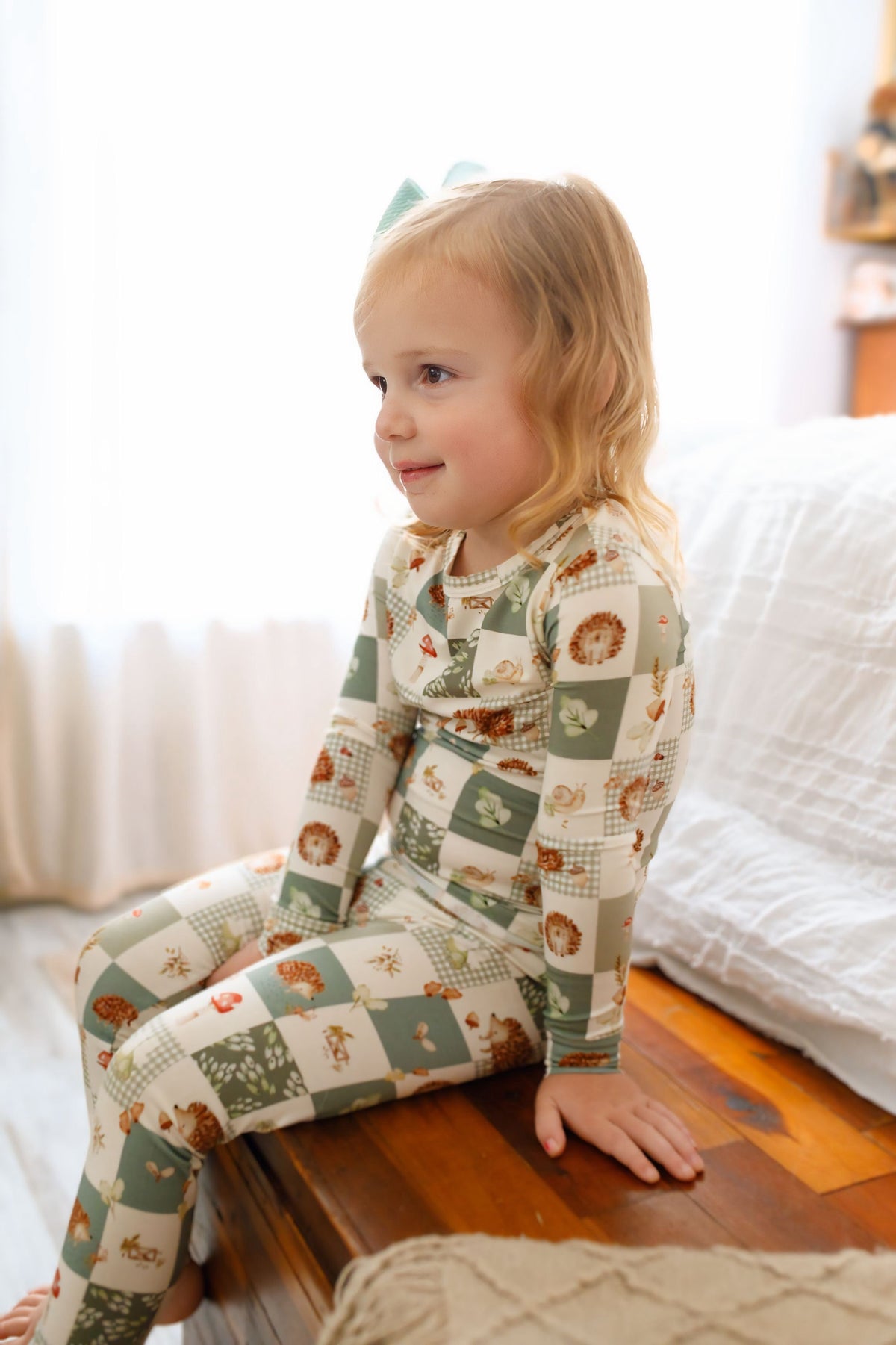 Harvest Hedgehogs 2pc Bamboo Pajamas